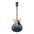 Ibanez AS73FMTIF Artcore Series Semi Hollow-Body Electric Guitar (Transparent Indigo Fade) Hot on Sale