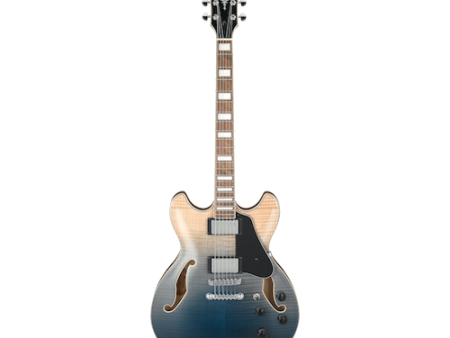 Ibanez AS73FMTIF Artcore Series Semi Hollow-Body Electric Guitar (Transparent Indigo Fade) Hot on Sale