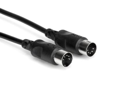 Hosa MID-325BK MIDI Cable (Black)- 25 Foot on Sale