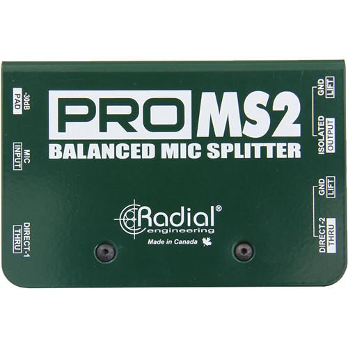 Radial Engineering PROMS2 Passive Microphone Splitter For Cheap