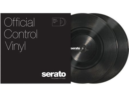 Serato Vinyl Performance Series Pair - Black 7  Control Vinyl Pressing Discount