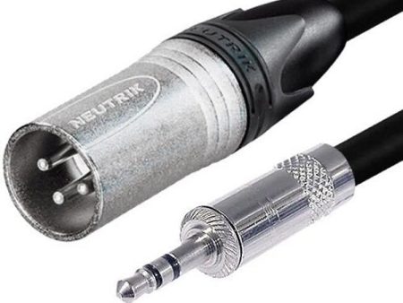 Digiflex NKXM-10 Male 1 8   TRS To Male 3-PIN XLR Cable Adapter - 10 Foot For Discount