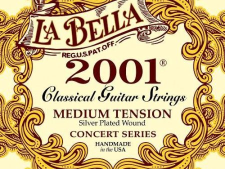 La Bella 2001 Classical Guitar Strings - Medium Tension Online now