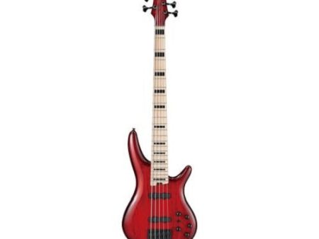 Ibanez ANB205-TWB Adam Nitti Signature - Electric Bass with Bartolini Pickups - Transparent Wine Red Burst w Case Fashion