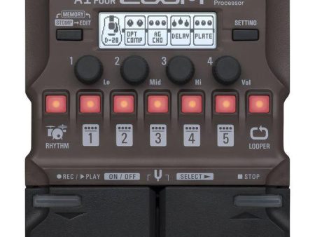 Zoom A1 FOUR Multi-Effects Pedal Online Sale