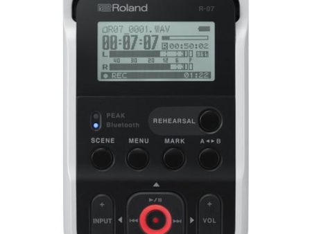 Roland R-07 White Portable Audio Recorder Sale