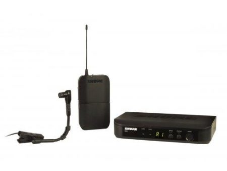 Shure BLX14 B98-H10 Wireless Instrument Mic System Frequency H10 Supply