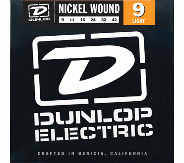 Dunlop DEN0942 Nickel Wound electric Guitar Strings 9-42 Light Cheap