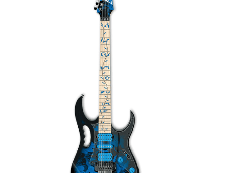 Ibanez JEM77PBFP Steve Vai Signature Electric Guitar (Blue Foral Pattern) For Discount