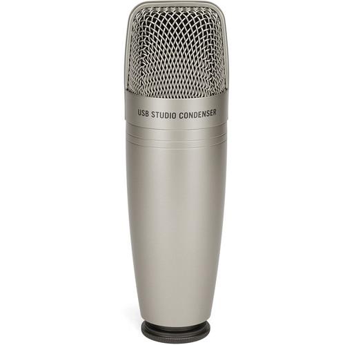 Samson C01U PRO USB Studio Condenser Microphone Silver For Sale