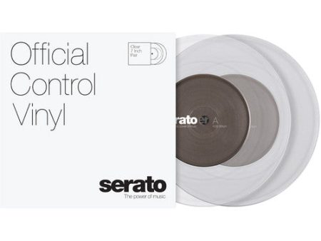 Serato Vinyl Performance Series Pair - Clear 7  Control Vinyl Pressing Online