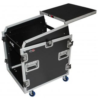 ProX T-12MRSS13ULT DJ Combo Flight Case w  Laptop Shelf Amp Casters Supply