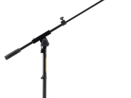 Hercules MS120B H-Base Microphone Stand With Telescopic Boom Amp Ez Clip For Discount