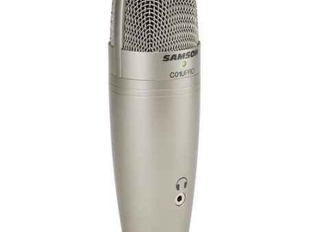 Samson C01U PRO USB Studio Condenser Microphone Silver For Sale