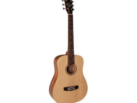 Cort AD-MINI-BAG-OP - Short Scale Dreadnought Body Acoustic Guitar - Natural For Sale