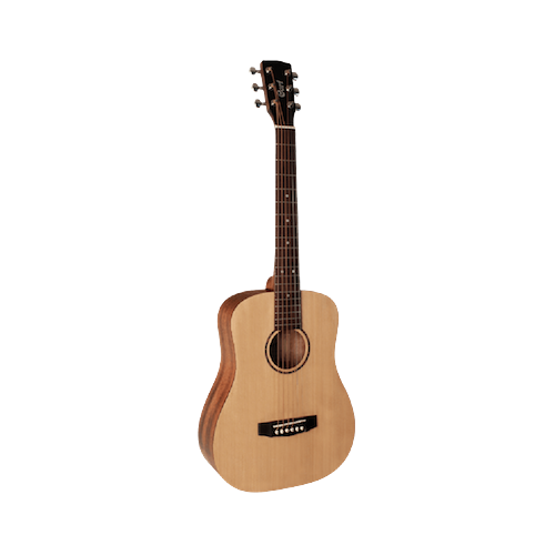 Cort AD-MINI-BAG-OP - Short Scale Dreadnought Body Acoustic Guitar - Natural For Sale