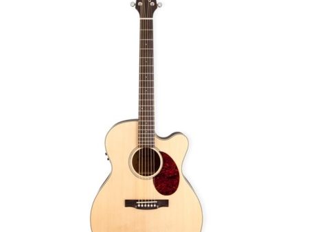 Jasmine JO37CE-NAT Orchestra Cutaway Acoustic Electric Guitar with Preamp and Tuner - Natural on Sale