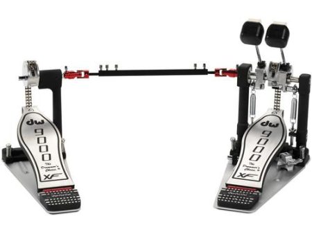 DW Hardware DWCP9002XF Double-Bass Kick Pedal With Extended Footboard Hot on Sale