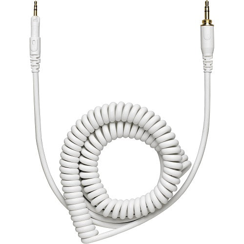 Audio-Technica HP-CC Replacement Cable For Ath-M50Xwh Headphones (White, Coiled) Cheap