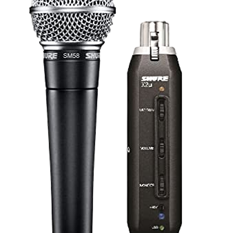 Shure SM58-X2U Handheld Microphone With Xlr To Usb Adapter For Discount