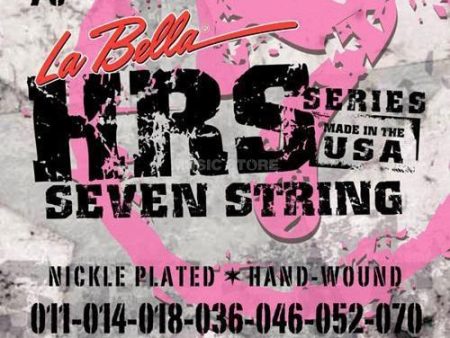 La Bella HRS-75 7-String Electric Guitar Strings - 11-70 Online Hot Sale