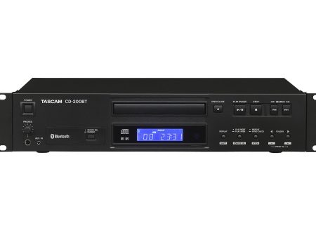 Tascam CD-200BT Rackmount Cd Player With Bluetooth Receiver Fashion