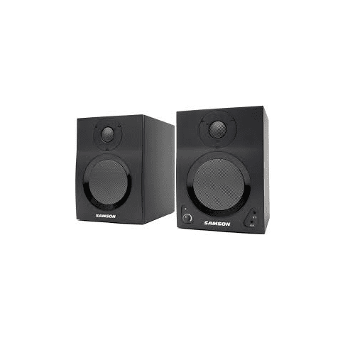 Samson MEDIAONE MBT4 Active Studio Monitors With Bluetooth Pair Hot on Sale