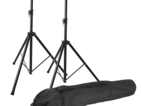 On-Stage SSP7850 Professional Adjustable 46  to 74  Speaker Stand Pack - Pair Online Sale