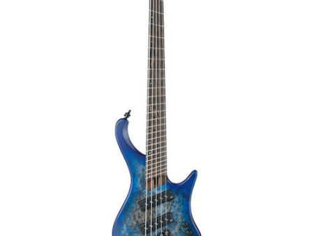 Ibanez EHB1505MS-PLF Workshop 5 String - Electric Bass with Fanned Frets - Pacific Blue Burst Flat Sale