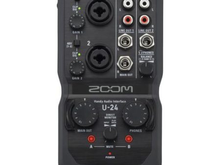 Zoom U-24 Handy 4-In 4-Out Audio Interface For Discount