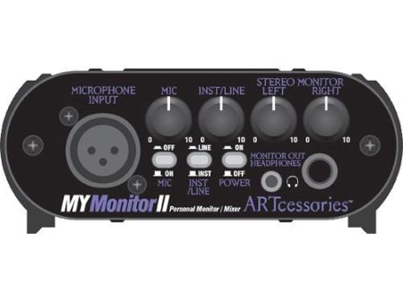 ART MyMonitorII Personal Monitoring Solution - Mic Line Mixer Hot on Sale