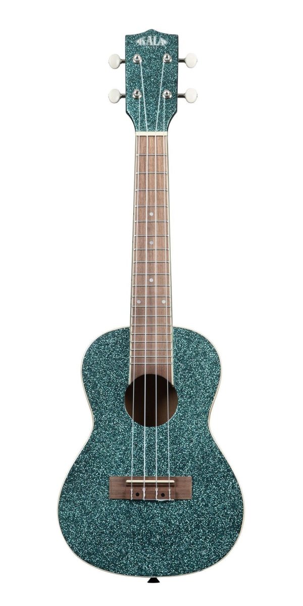 Kala KA-SPRK-AQUA Concert Ukulele (Aquamarine Sparkle) Supply