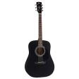 Cort STANDARD Series Acoustic Guitar (Black) Hot on Sale