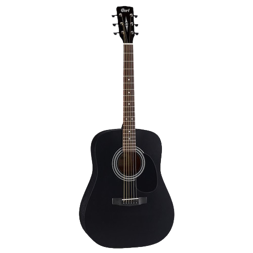 Cort STANDARD Series Acoustic Guitar (Black) Hot on Sale