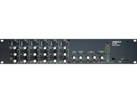 Ashly MX-406 Six Channel Rackmountable Stereo Line And Microphone Mixer For Sale