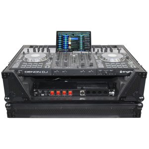 ProX XS-PRIME4 WBL Denon Prime 4 Roadcase w  Wheels - Black For Sale