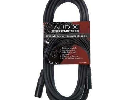 Audix CBL20 Male to Female XLR Cable - 20  Discount