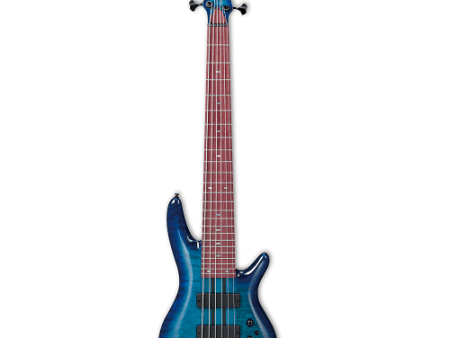 Ibanez ANB306 Adam Nitti Premium Signature - Electric Bass with Bartolini Pickups - Blue Bass w Case For Cheap