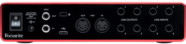 Focusrite SCARLETT 8I6 3RD GEN USB Audio Interface Cheap