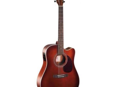 Cort MR Series Acoustic Guitar (Brown Burst) Online now