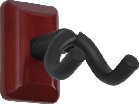 Gator Frameworks GFW-UKE-HNGRCHR Wall-Mounted Hanger for Ukulele Mandolin - Cherry Hot on Sale