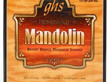 GHS PF270 Bright Bronze Loop End Mandolin Strings - 11-40 Online Hot Sale