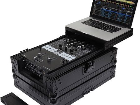 ODYSSEY FZGS10MX1XDBL Format DJ Mixer Case w Extra Deep Rear Compartment - 10  (Black) Online now