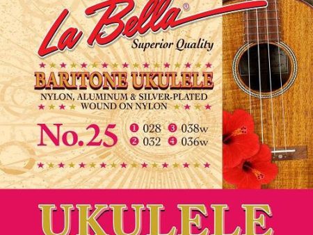 La Bella 25 Baritone Ukulele Strings Fashion