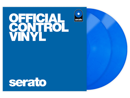 Serato Vinyl Performance Series Pair - Blue 12  Control Vinyl Pressing Hot on Sale