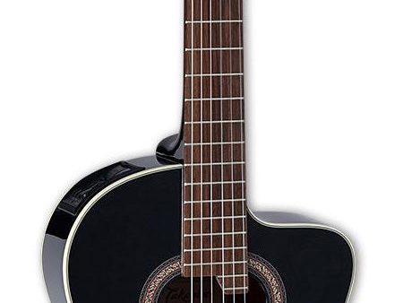 Takamine GC6CE-BLK G-Series Classical Acoustic Guitar - Black For Cheap