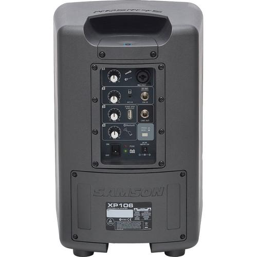 Samson EXPEDITION XP106W Rechargeable Portable PA with Handheld Wireless and BlueTooth Online