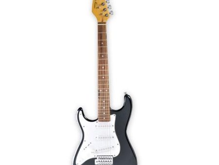 Jay Turser 30 Series Left-Handed Electric Guitar - 3 4 Size (Black) Fashion