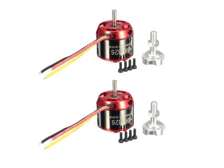 2 PCS Racerstar BR2826 1290KV 2-4S Brushless Motor For RC Models For Sale