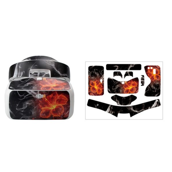 Cool Colorful Waterproof Stickers Decals Skin Cover Kit for DJI Goggles RC VR Glasses Online now